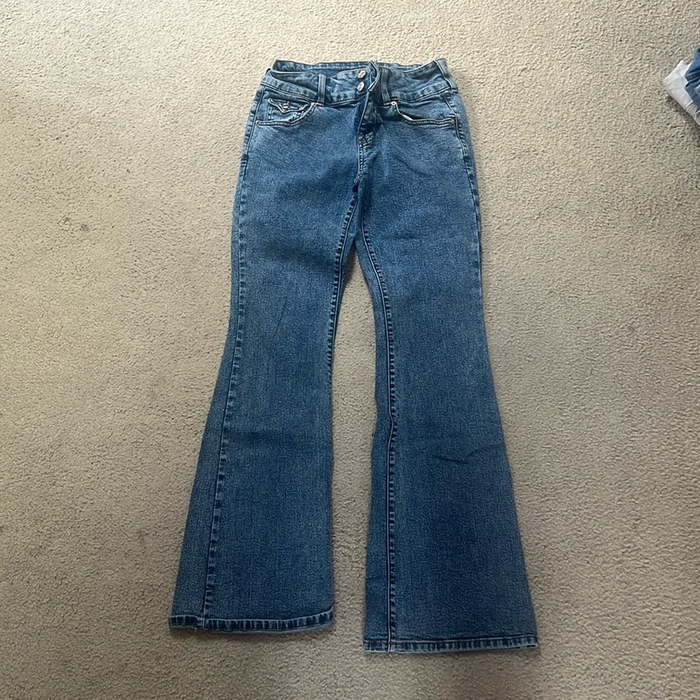 Women’s Blue Flared Jeans